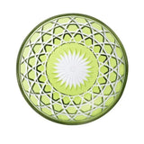 Royal Chartreuse Crystal Small Footed Bowl