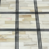 Bone Box With Black Grid