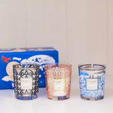 TRIO TRAVEL CANDLES MANHATTAN-PARIS-MYKONOS