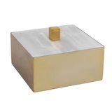 Selenite and Brass Box