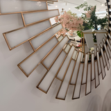 White Tile Mirror