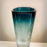 Slim Artisan Gradient Glass Vase