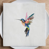 Color Splash Hummingbird Cocktail Napkin