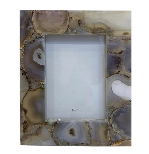 5x7 Grey Agate Photo Frame