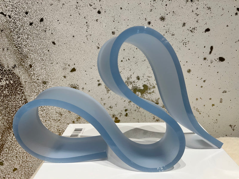 Matte Light Blue Sculpture