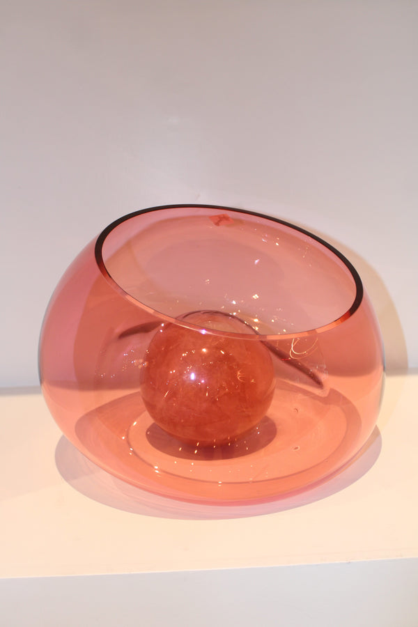Pink 1 Ball Dish