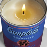 Andy WARHOL "Campbell" Candle- BLUE/PURPLE