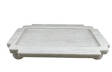 MARBLE TRAY WITH BALL FEET