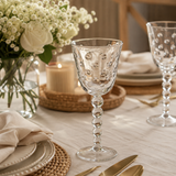 Bubbles Clear Crystal Water Glass No. 2