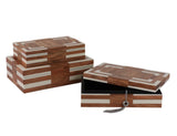 FORRESTCLIFF SET OF 3 IVORY BOXES