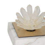 Rock Crystal and Marble Sculpture