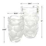 Dimple Vases Set of 2