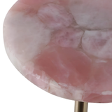 Pink Quartz Accent Table