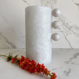 Marbled Bubble Resin Vase