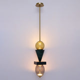 DEMI GREEN MARBLE MINI PENDANT