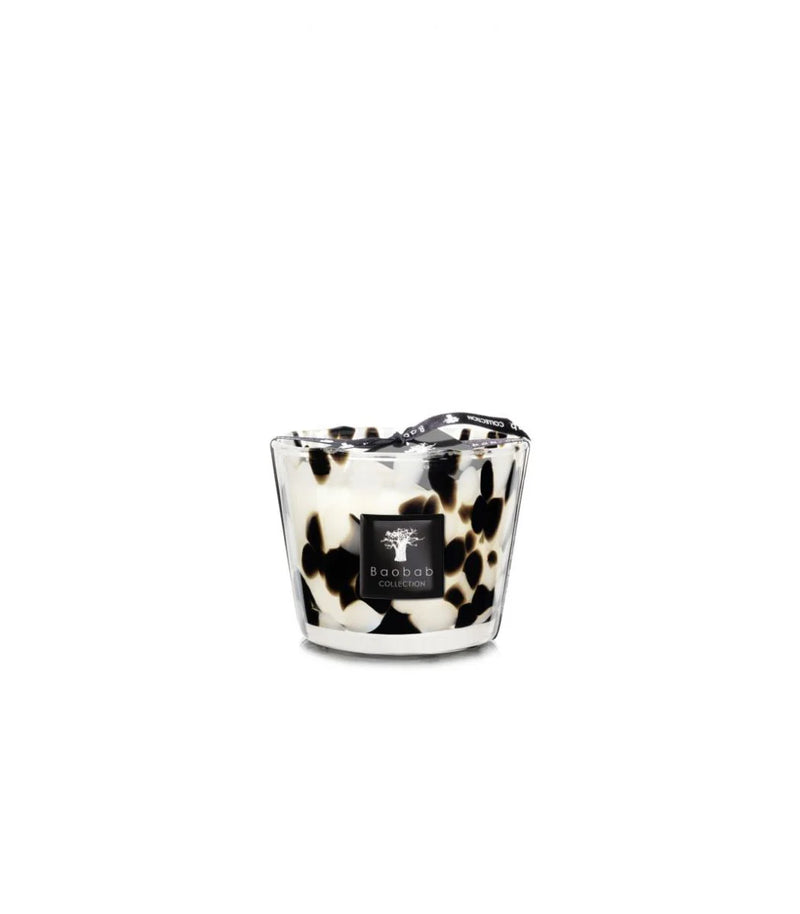 Scented Candle Pearls Black Small