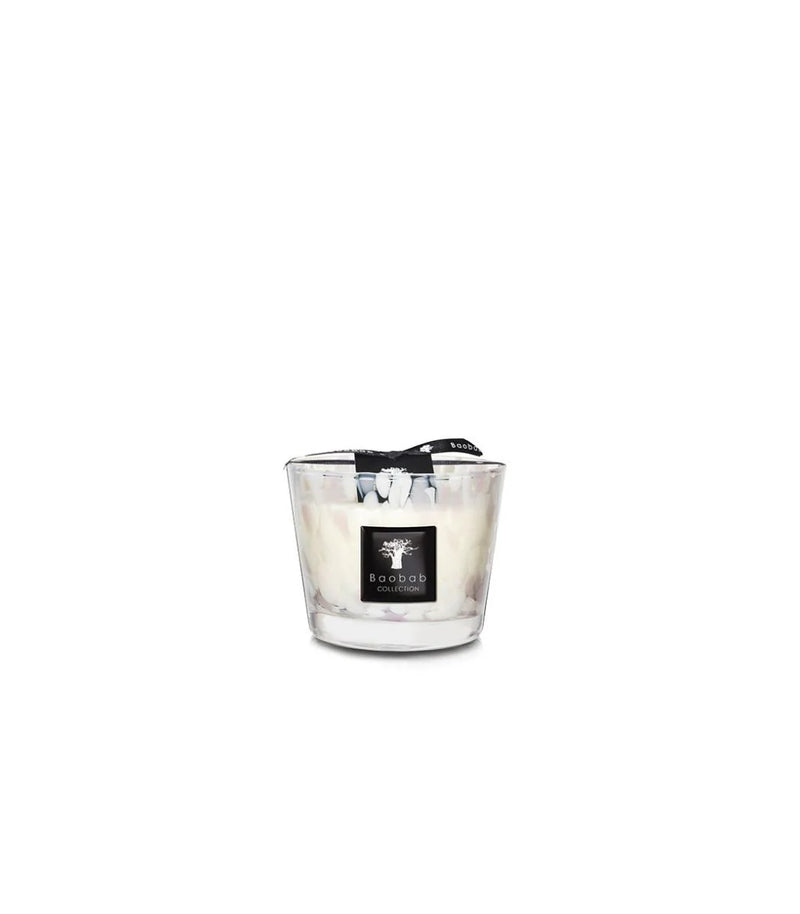Scented Candle White Pearls Small