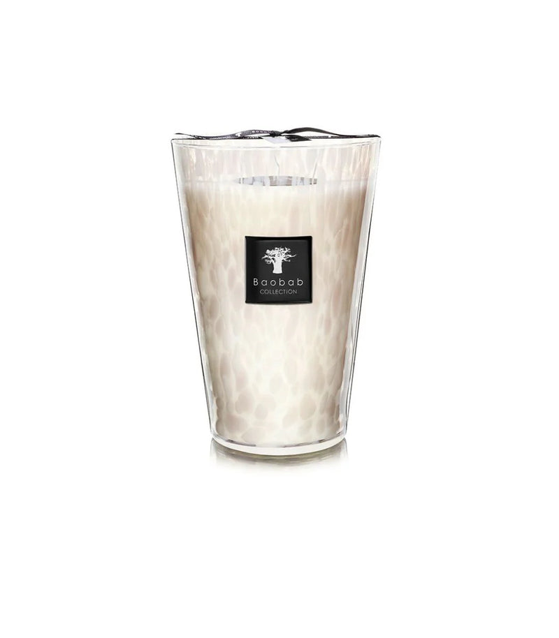 Scented Candle White Pearls Large