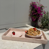 Swirled Handled Rectangle Tray