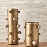 Brass Molecule Vases