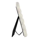 5x7" Puffy Squiggle Photo Frame, Ivory