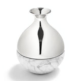 Dual Bud Vases Marble