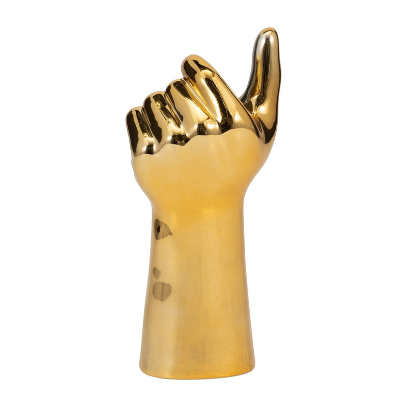 Hand Vase - Gold