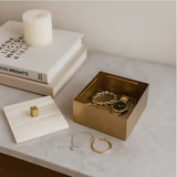 Selenite and Brass Box