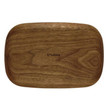 Folia Clear Crystal Short Coffee Cups with Walnut Tray