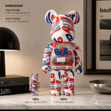 Be@rbrick Andy Warhol "Brillo" 2022 100% and 400% Set