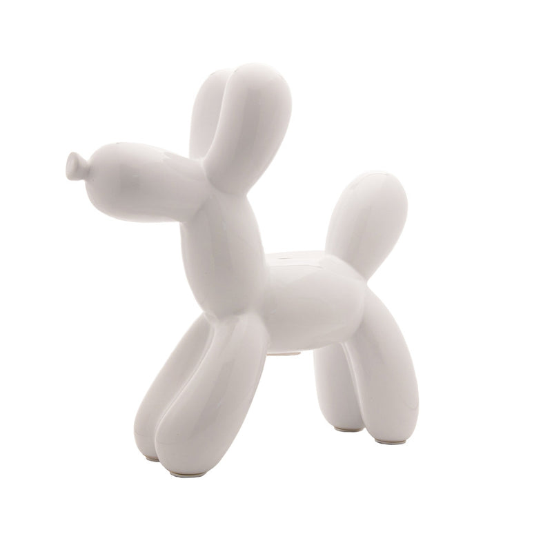 White Balloon Dog - 12"
