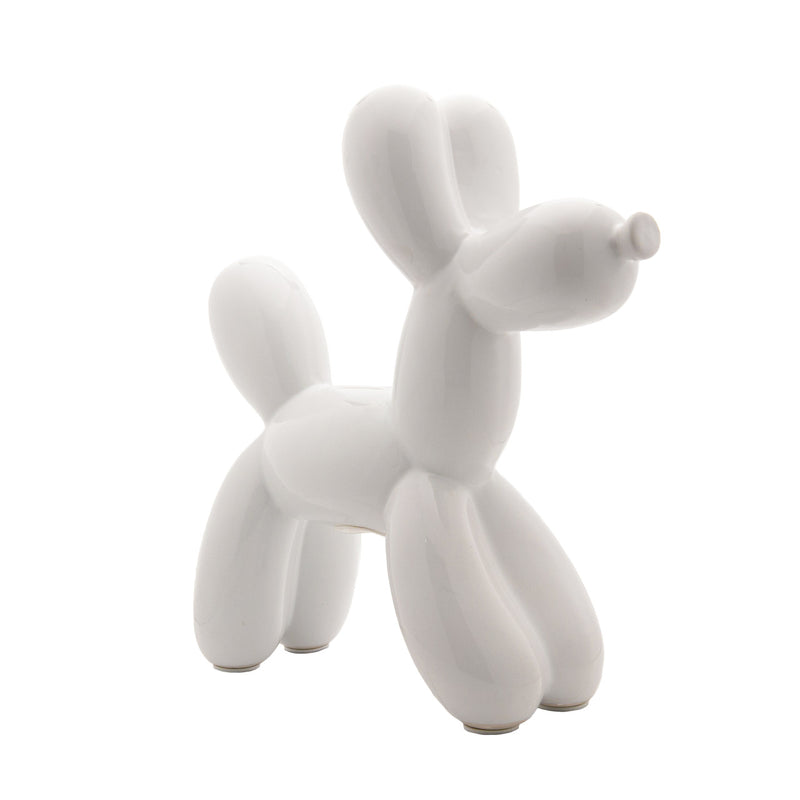 White Balloon Dog - 12"