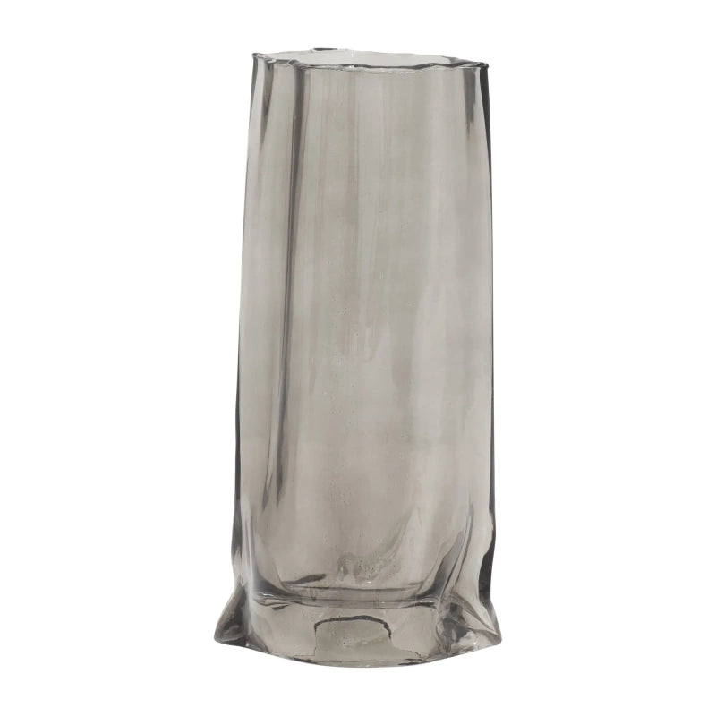 Glass Paper Bag Vase 12"