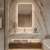 Modern Lighted Wall Mirror