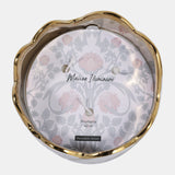 42 Oz Plumeria Clouds Candle, White/Gold