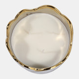 42 Oz Plumeria Clouds Candle, White/Gold