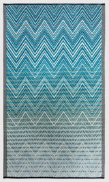 STONE HAND TOWEL Petrol Multicolor