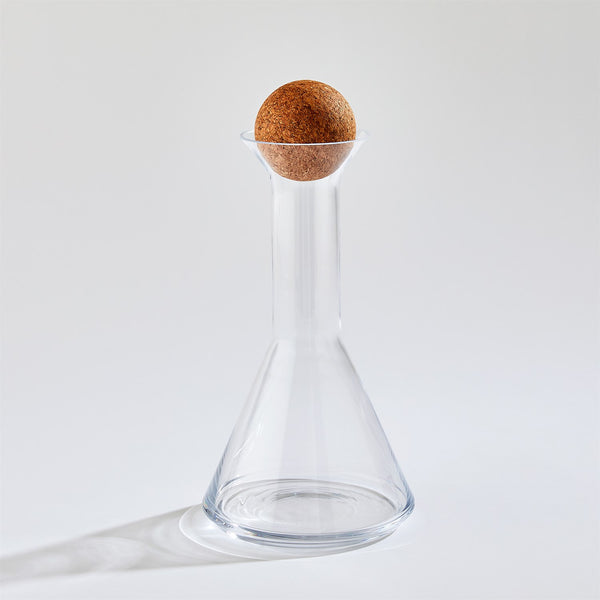 Chemistry Triangle Decanter w/Cork Stopper