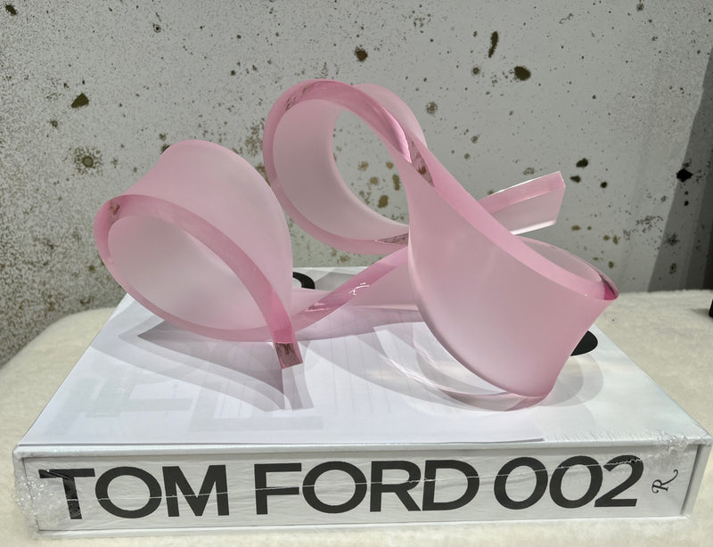 Hot Pink Acrylic Sculpture