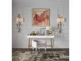Love Joy Bliss Vanity Chair – Champagne Upholstery & Acrylic Legs