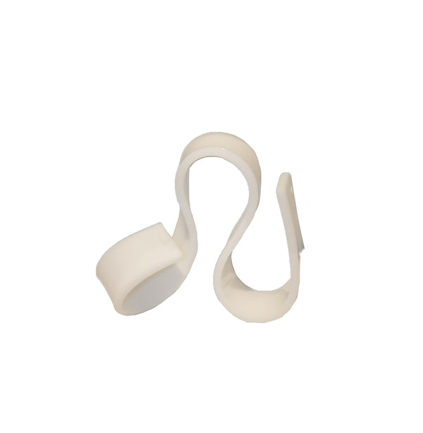 White Acryic Sculpture Curly
