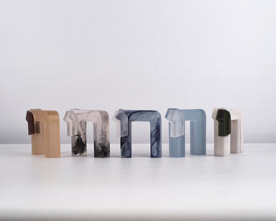 CHAI SCULPTURE - BLUE MARBLE