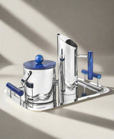 Azure Bar Tray Blue Handle