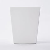 SOLID WHITE Square Waste Basket