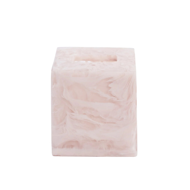 Blush small square tissue box