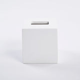 SOLID WHITE Small Square Tissue Box