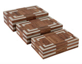FORRESTCLIFF SET OF 3 IVORY BOXES