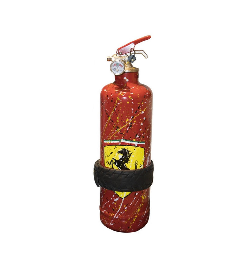 Ferrari Pneu Red Fire Extinguisher