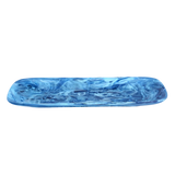 Classical Rectangle Platter - Denim  Swirl