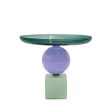 GEO CAKE STAND - TEAL